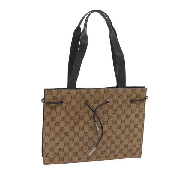 GUCCI GG Canvas Tote Bag Beige 0021053 - Picture 1 of 16